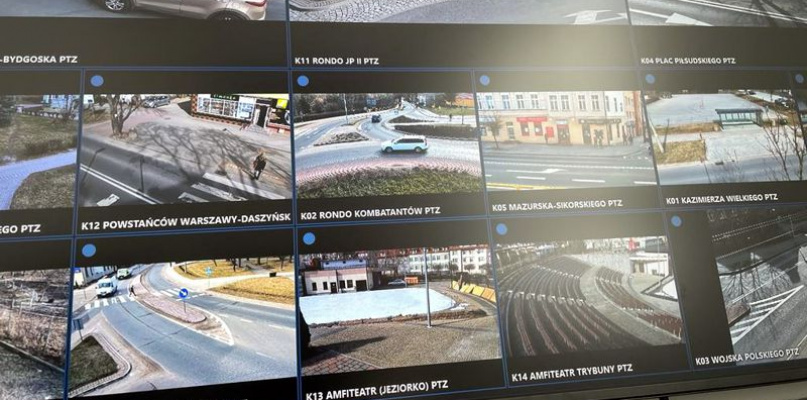 72 kamery obserwują Kętrzyn. Nowy monitoring już działa