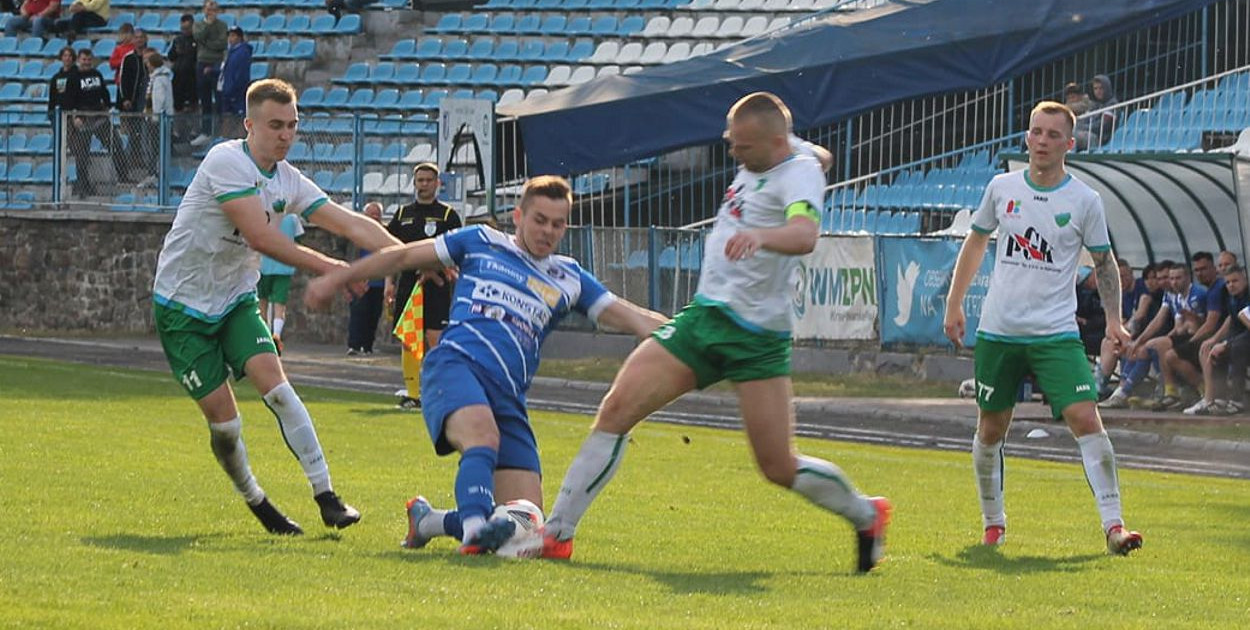 Przed tygodniem Granica uległa w Iławie Jeziorakowi 1:2. Fot. Roman Kaliniczenko/KKS Granica 