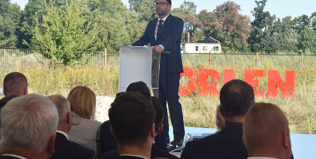 Daniel Obajtek: - Będziemy tu budować największą tłocznię w Polsce. Fot. Robert Majchrzak