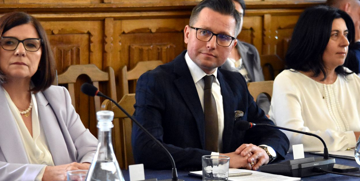 Od lewej: Alina Janiszewska, Michał Kochanowski i Olga Wanago. Fot. Robert Majchrzak