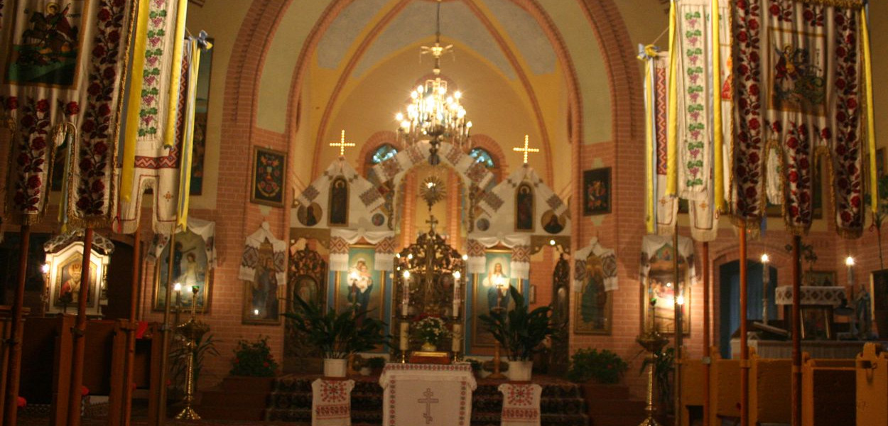 Wnętrze cerkwi w Korszach. Fot. Tadeusz Korowaj