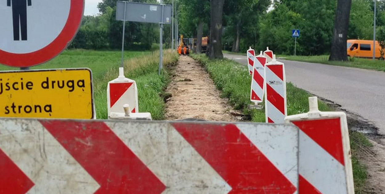 Budowa ścieżki rowerowej do Gierłoży już się rozpoczęła. Fot. Gmina Kętrzyn