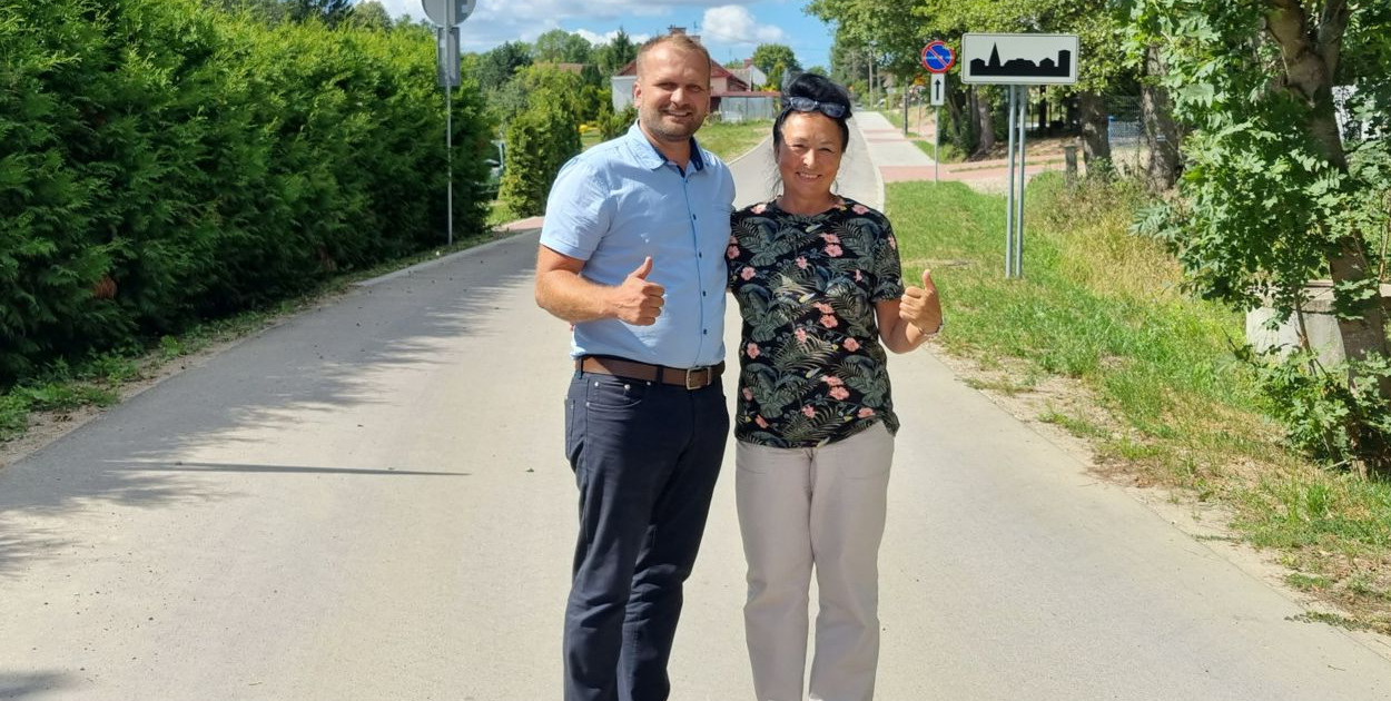 Mieszkańcy Czernik już mogą cieszyć się z nowej drogi. Fot. Gmina Kętrzyn