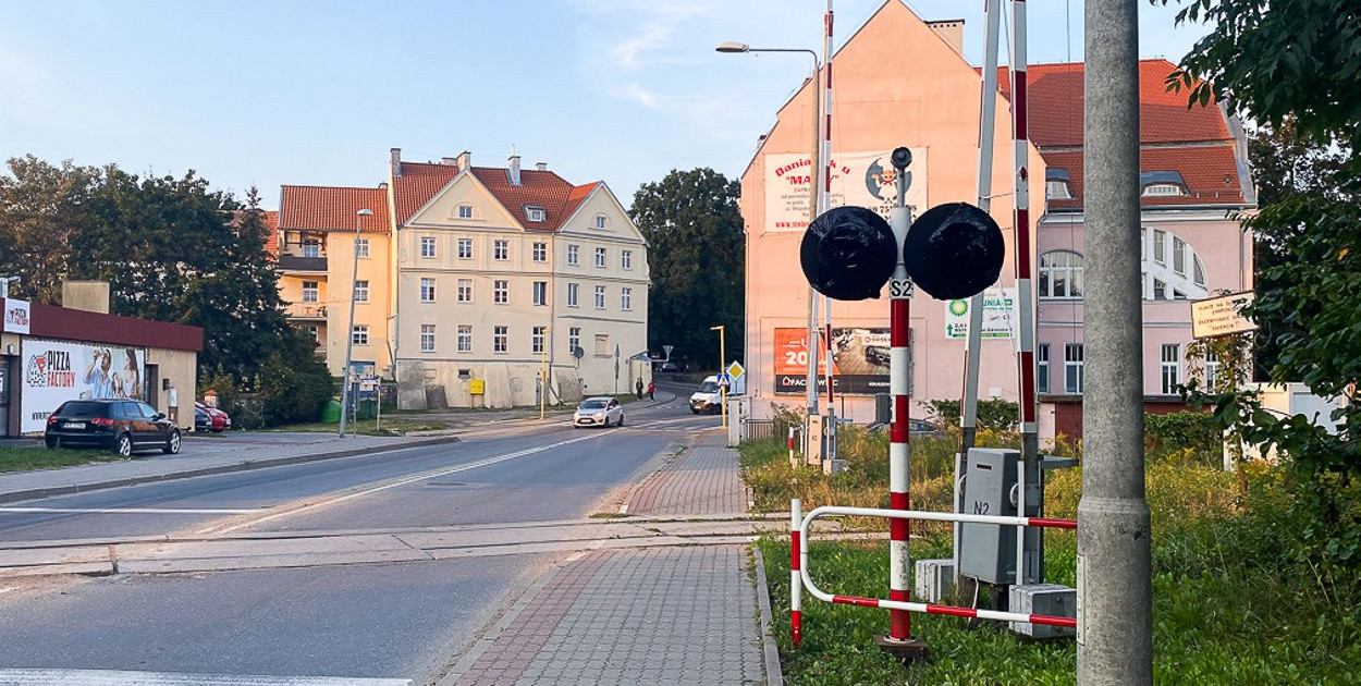 Przejazd na ul. Chopina. Już bez „stopów”. Fot. Miasto Kętrzyn