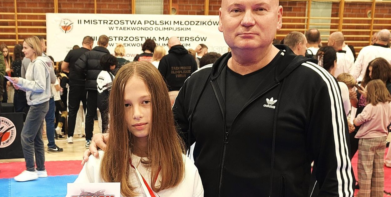 Amelia Wiśniewska i Tadeusz Snopek, trener i założyciel KKT Tygrys.