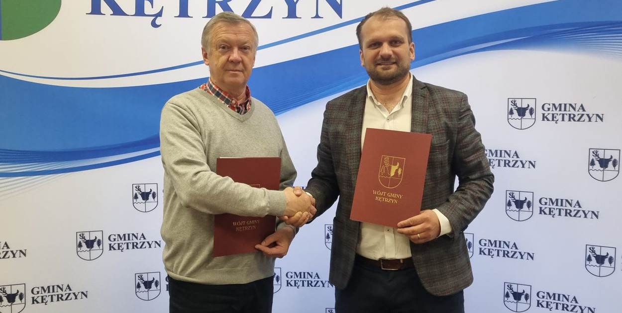Jarosław Charkot i Paweł Bobrowski. Fot. Gmina Kętrzyn