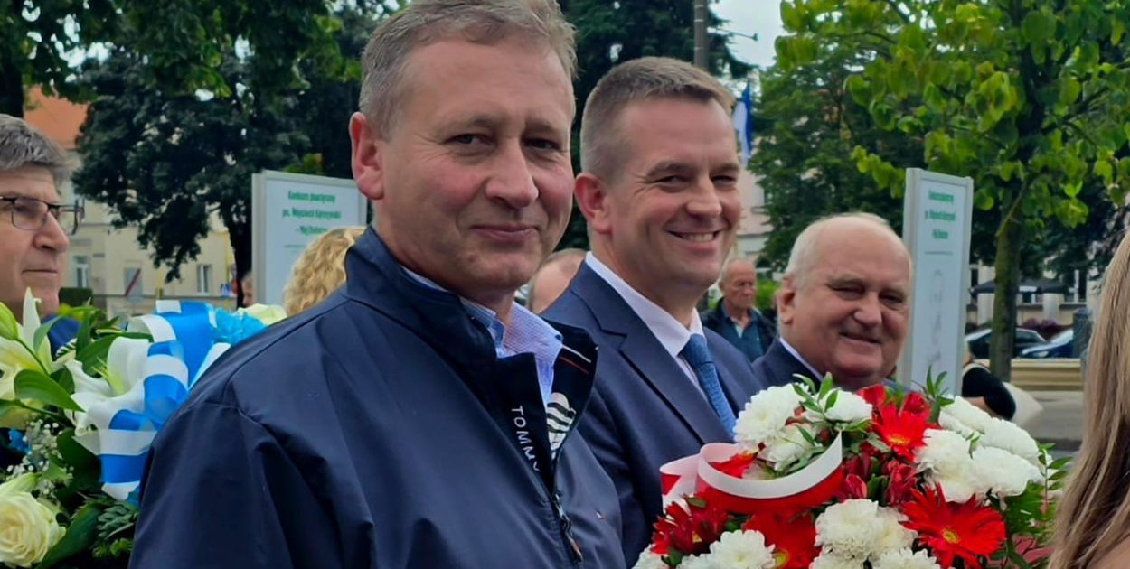 Delegacja Powiatu Kętrzyńskiego: Zbigniew Olenkowicz, Łukasz Wiśniewski i Mirosław Bobrowski. Fot. Powiat Kętrzyński