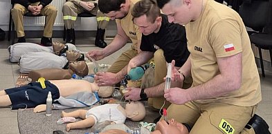 Strażacy doskonalą umiejętność udzielania pierwszej pomocy