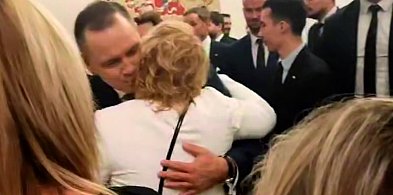 Delegacja z Barcian ciepło witana przez Prezydenta-225720