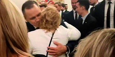 Delegacja z Barcian ciepło witana przez Prezydenta-225720