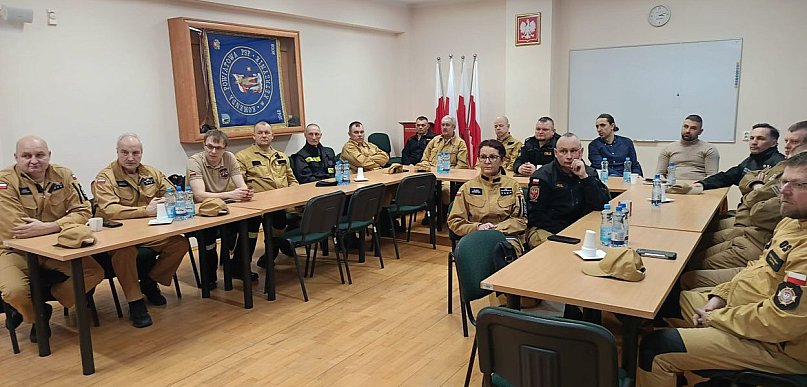Strażacy z Kętrzyna spotkali się z przedstawicielami OSP