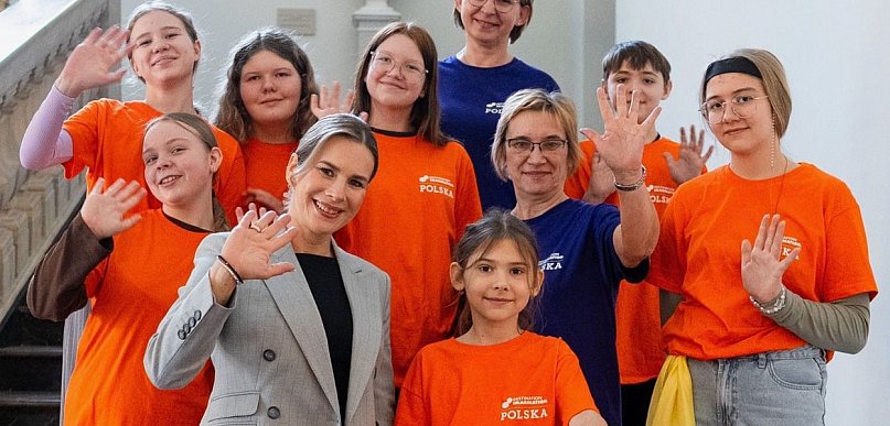 Figlarze z Barcian spotkali się Pierwszą Damą